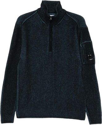 C.P. Company Maglione con applicazione - Blu