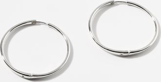 Pilgrim Womens Large minimalist Hoop Earrings