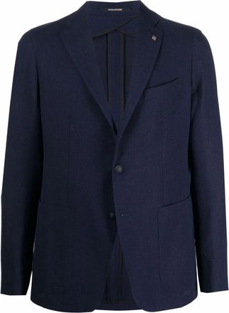 Tagliatore Buttoned Blazer - Heren - Blazers - Blauw - 4XL - Jassen
