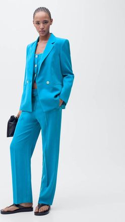 Mango Blazer completo dritto blu - Donna - XS - MANGO