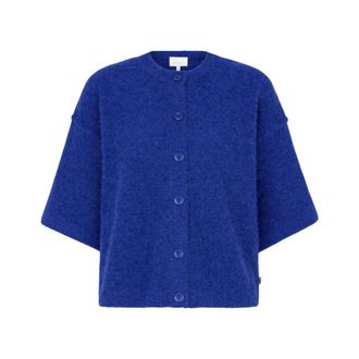 Dante6 Hiara Cardigan - Dames - Truien - Blauw - Maat: M Wol