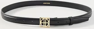 Anine Bing Initial Buckle Belt