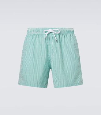 Fedeli Madeira printed swim trunks