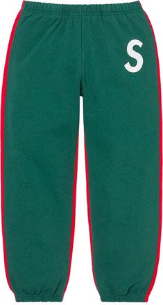 SUPREME Trainingsbroek met logo - Groen
