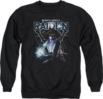 Gildan Mortal Kombat Raiden Adult Crewneck Sweatshirt