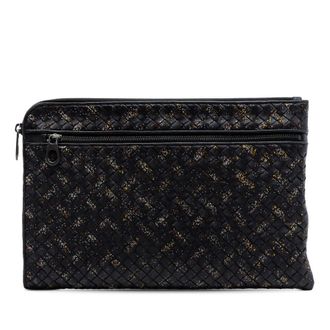 Bottega Veneta Pre-owned Bottega Veneta Nappa Intrecciato Micro Dot Clutch Ladies 5WNZNZROKIHS79CV