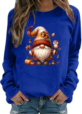 Generic Christmas Jumpers For Women Long Sleeve Shirts Ladies Xmas Sweatshirts Christmas Jumpers Fashion Casual Sweater Tops Fall Winter Holiday Crew Neck Pul