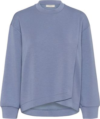 Inwear Dames, Sweatshirts & Hoodies, Blauw, Maat: M Modal