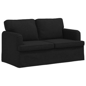 vidaXL Sof&aacute; Negro 144 X 80 X 85 Cm Tela Vidaxl