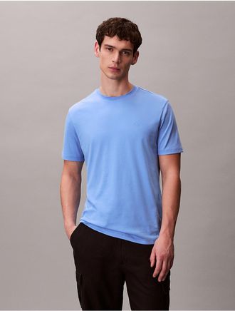 Calvin Klein Mens Supima Cotton Crewneck T-Shirt - Blue - 2XL