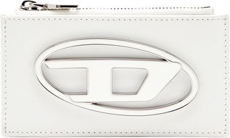 Diesel Flat card holder in nappa leather - Card cases - Woman - White