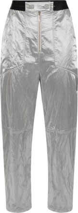 Elisabetta Franchi Slim-fit broek - Dames - Slim Fit Broeken - Grijs - S - Broeken