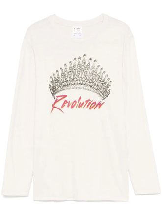 Isabel Marant Martine T-shirt - women - Fabric - M - Neutrals