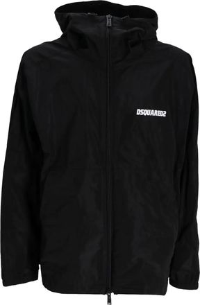 Dsquared2 Giacca con cappuccio e zip - Nero