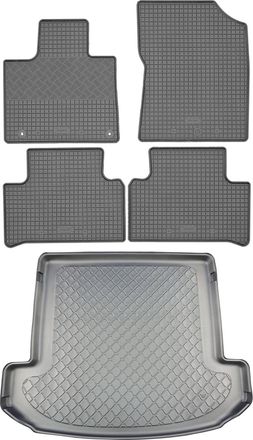 OEM Kia Sorento Iv / Sorento Iv H&iacute;brido / Sorento Iv H&iacute;brido Enchufable Suv (5 Puertas) De 10/2020 A 01/2021. Juego: Alfombrillas De Goma Para Coche + Alf
