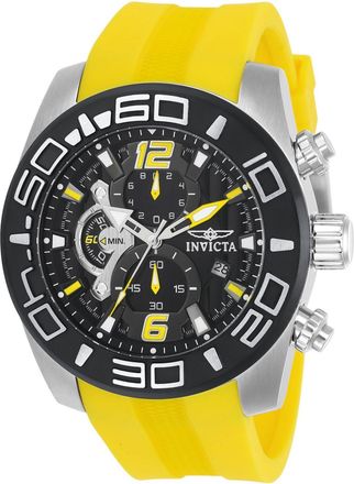 Invicta Pro Diver 22808 Heren Horloge - Quartz Uurwerk - Roestvrij Staal met zwarte Wijzerplaat - 50mm