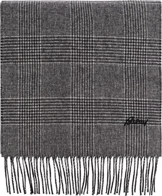 Brioni Sciarpa con frange - Grigio