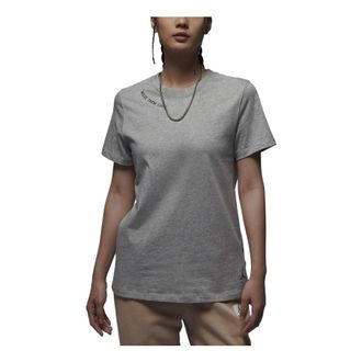 Air Jordan (WMNS) Air Jordan Make Them Look T-shirt Grey FD0103-063