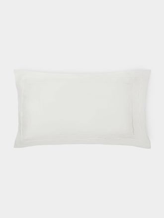 Volga Linen Diamond-Stitch Linen Super King Pillowcases (Set of 2)