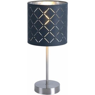 ETC Shop Lampada da tavolo in tessuto con telecomando per illuminazione da lettura in un set che include lampadine a led rgb