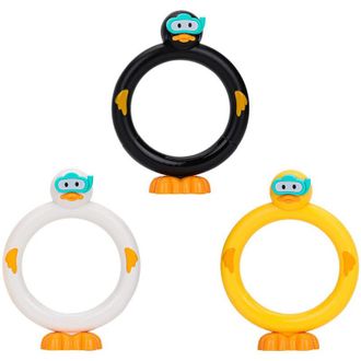 OEM Conjunto De Tres Piezas De Patitos De Buceo Para La Piscina, Juguete Para Ni&ntilde;os De Ocho A Doce A&ntilde;os, Aros De Buceo, Accesorio Acu&aacute;tico De Verano - Cre