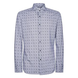 Xacus Overhemden, Heren, Blauw, XL, Xacus Overhemden
