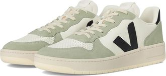 Veja V-10 Prime Mens Lace-up Boots Pure Black Clay : EU 45 (US Mens 11.5) M, Leather