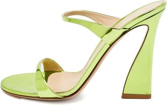 Gianvito Rossi Sandali Aura in pelle - Verde