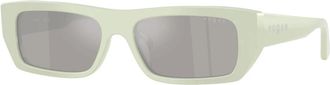Vogue Eyewear Vo 5657Su Zonnebril - Dames - Zonnebrillen - Groen - 53 MM - Accessoires