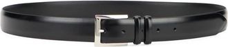 Orciani Calf Classic Leren Riem - Heren - Riemen - Zwart - 95 CM - Leer - Accessoires