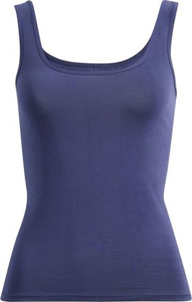 Nordstrom Seamless Cotton Blend Tank in Navy Peacoat at Nordstrom, Size X-Small