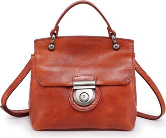 OLD TREND Leather Cypress Crossbody Bag in Cognac at Nordstrom Rack
