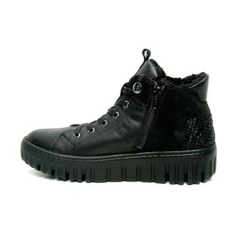 Waldl&auml;ufer Lace-up Laarzen - Dames - Schoenen - Zwart - Maat: 37 EU Leer