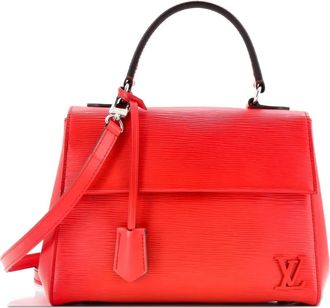 Louis Vuitton Cluny Top Handle Bag Epi Leather BB satchel - Rood