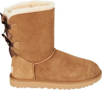 UGG Bailey Bow II Laarzen Chestnut - Dames - Winterlaarzen - Bruin - 37 EU - Polyester - Schoenen