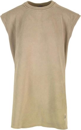 Moncler Subhuman Sweatshirt - Dames - Tops zonder mouwen - Groen - XS - Katoen - Tops