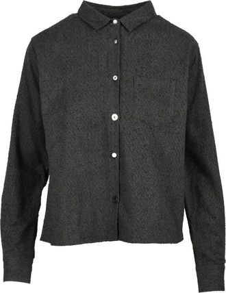 Deuxieme Shirt Brown/Blue Cotton Shirt