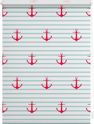 Lichtblick Original Seitenzugrollo »Rollo Klemmfix, ohne Bohren, Verdunkelung, Anker gestreift« verdunkelnd Verdunkelung energiesparend freihängend