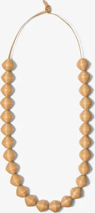 Michael Kors Leather Beads Necklace