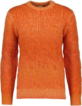 Mos Mosh Maglia Girocollo Mauro Sfumato - - Knitwear - Uomo - Arancione - M