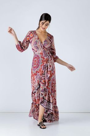 M&oacute;veis Conquista Maxi-wikkeljurk met print