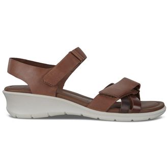 Ecco Ecco Felicia 216633 Leather Womens Slingbacks Sandals - Brandy Coffee Mahogany - Size:UK 4-4.5