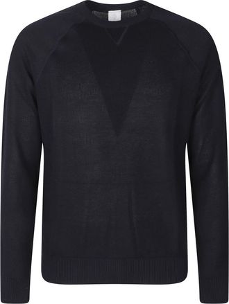 Eleventy Sweatshirts - Heren - Ronde hals truien - Blauw - M - Truien & Vesten