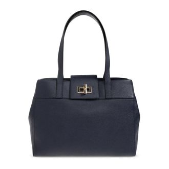 Furla Dames, Tassen, Blauw, Maat: ONE Size Leer