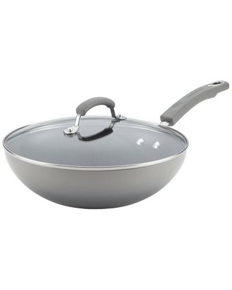 Rachael Ray Classic Brights Collection Covered Stir Fry Pan
