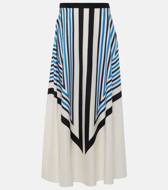 Joseph Gonna lunga Cretto in cotone e seta