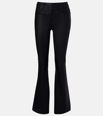 AG - Adriano Goldschmied Pantalones bootcut Sophie de piel