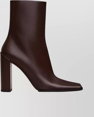Alaia square toe ankle length boots