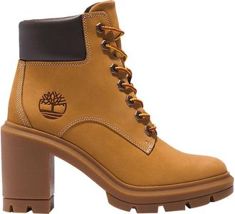 Timberland Beige Su&egrave;de Enkellaarzen voor Dames - Dames - Laarzen met Hak - Bruin - 41 EU - Su&egrave;de - Schoenen