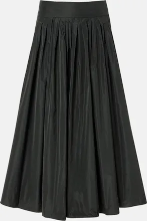 Max Mara Taffeta midi skirt